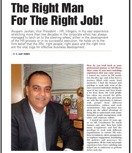 The Right Man For The Right Job!