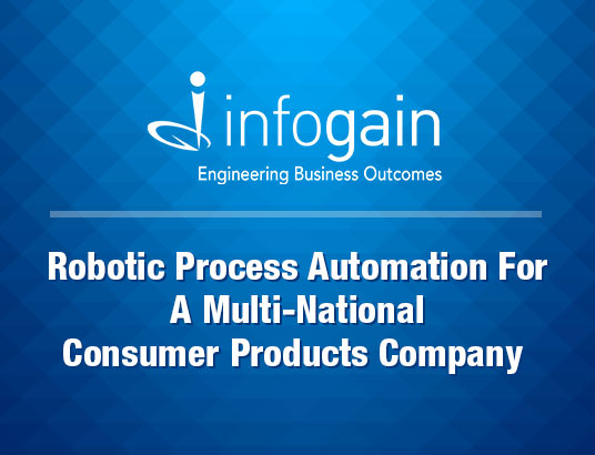 Infogain Wins Deal to Provide Robotic Process Automation to Japanese Multi-National Consumer Products Company