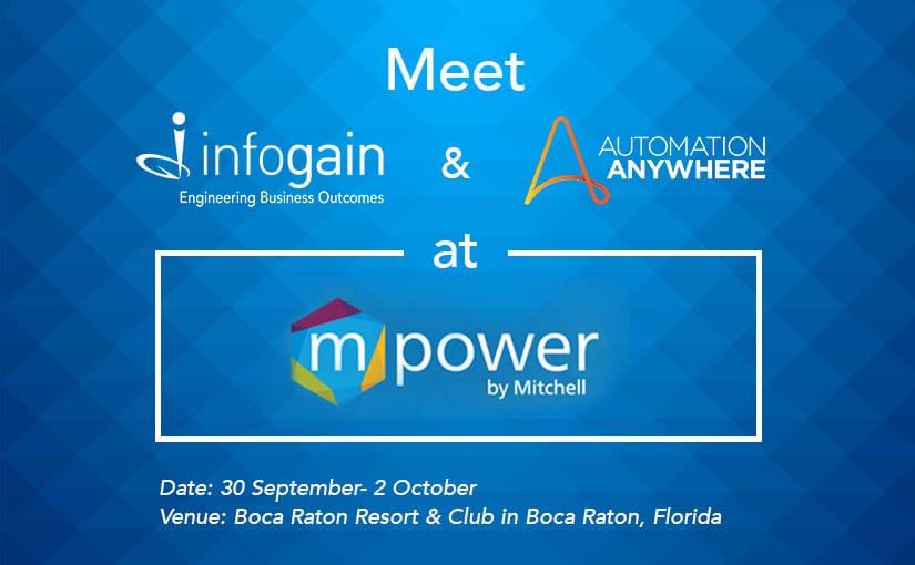 Event | Meet Infogain & Automation Anywhere at Mitchell’s mPower Conference