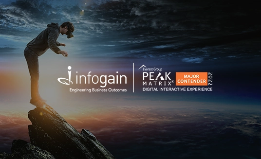 Infogain named a Major Contender in Everest Group’s Digital Interactive Experience (IX) Services PEAK Matrix® Assessment 2022