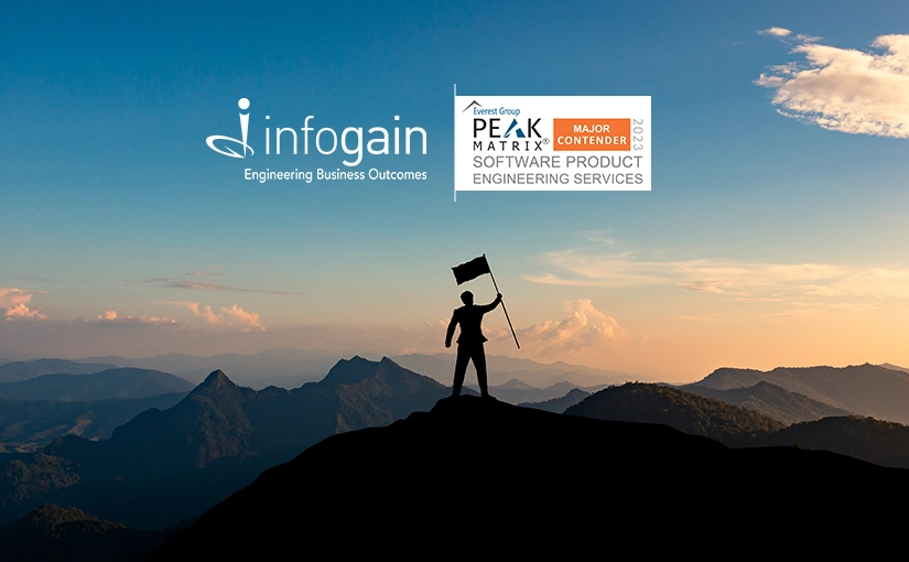 Infogain is a Major Contender in Everest SPES PEAK Matrix<sup>®</sup>Assessment 2023