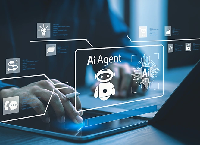 The scalable AI agent is retrieves additional information from external systems