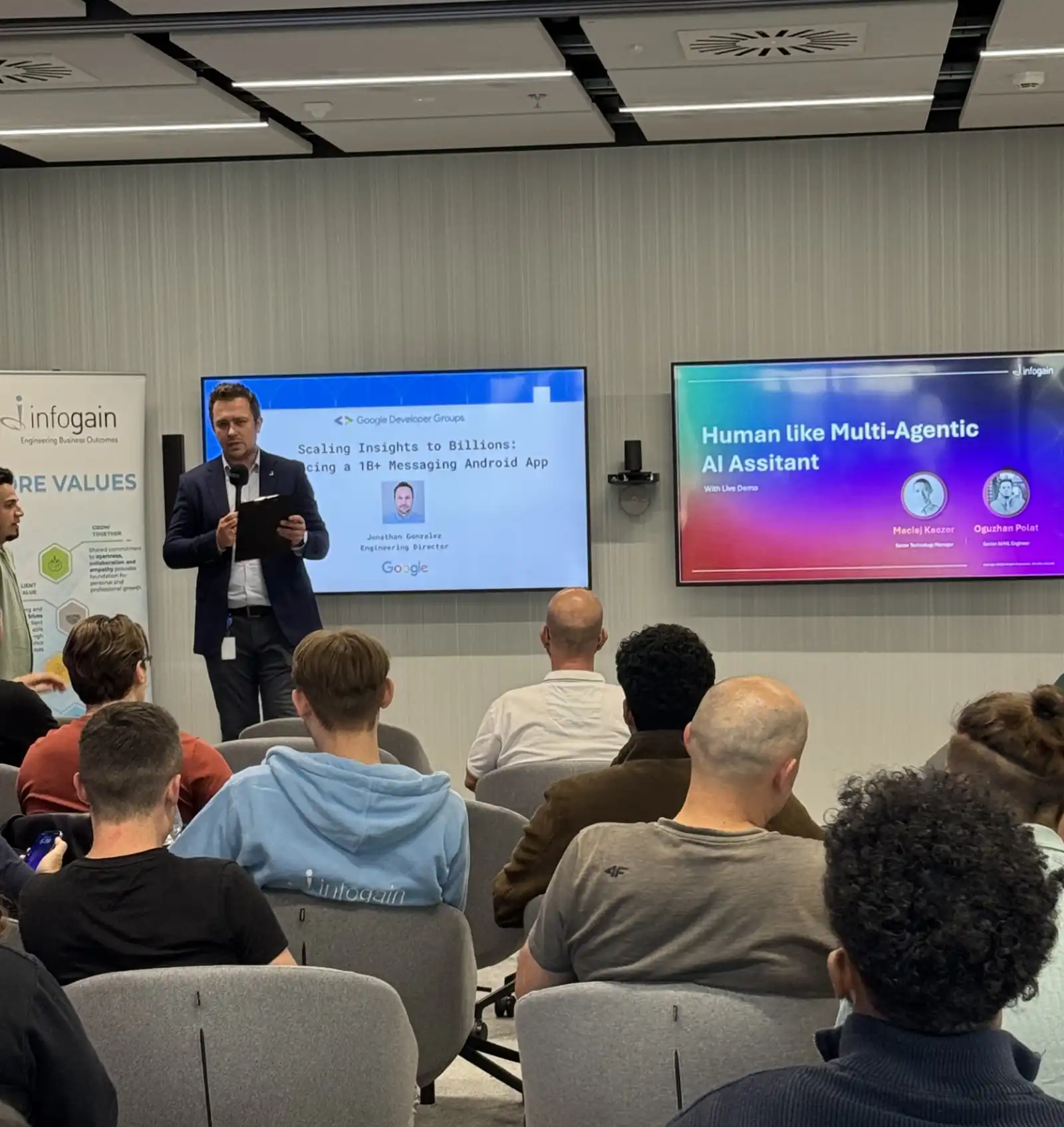 The networking zone and Q&A sessions intrigued everyone on the future of tech