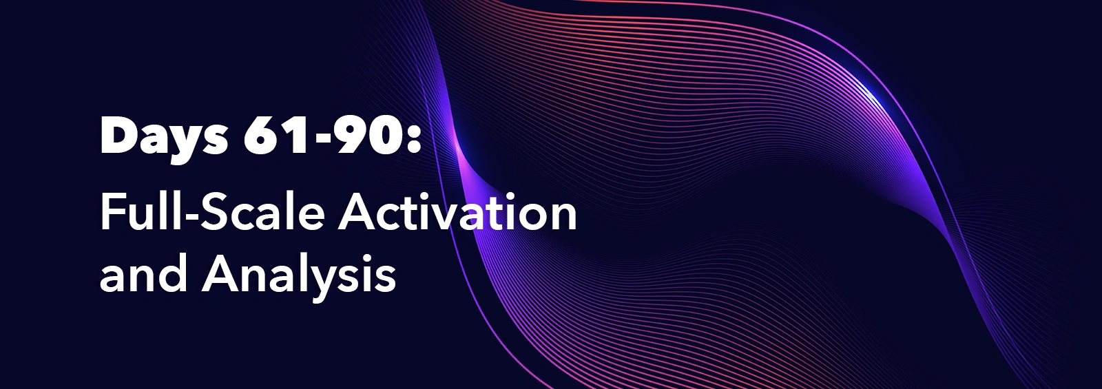 Days 61-90 Full-Scale Activation and Analysis